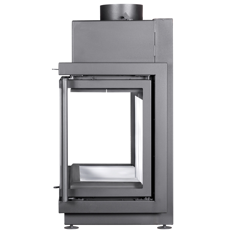 Каминная топка Экокамин АЛЬФА 700 три стекла подовая (миниатюра)